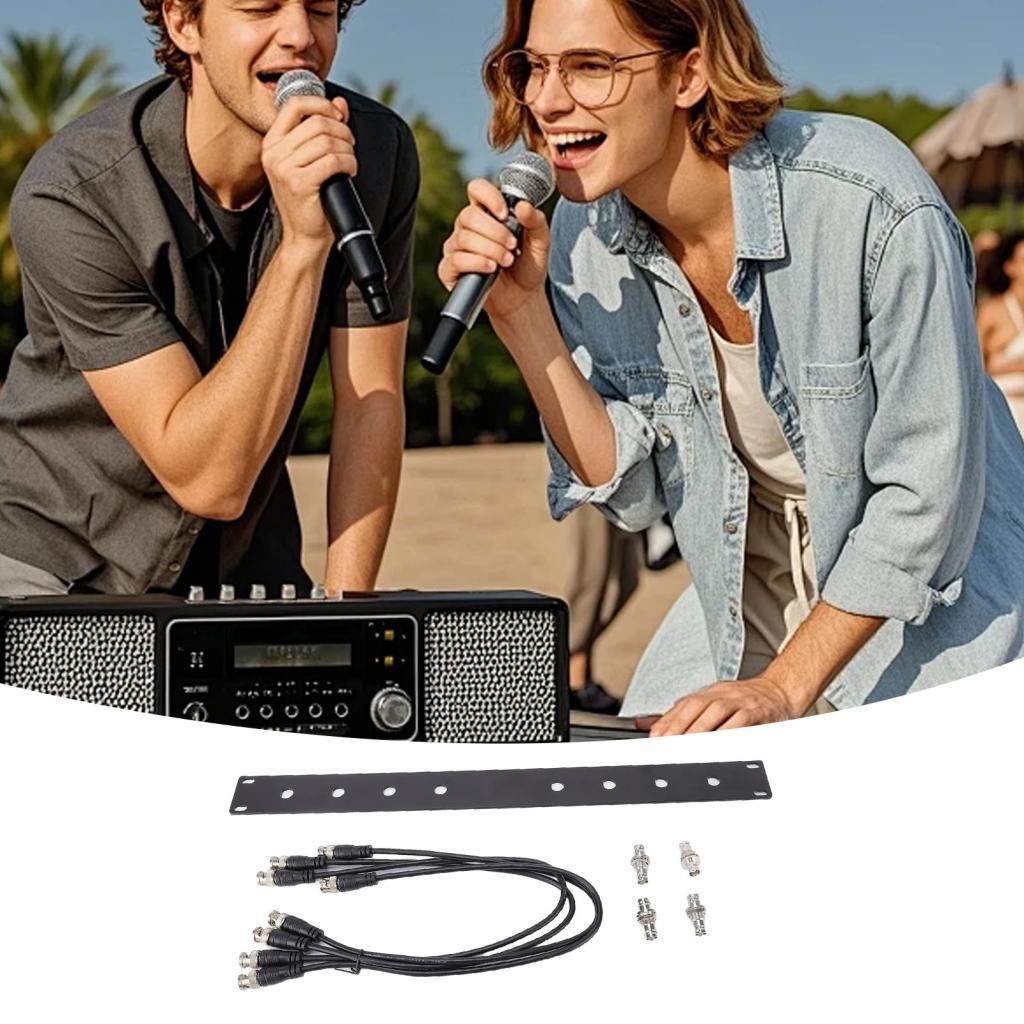 Sudi Gugxiom 1U ด้านหน้า Mount เสาอากาศ Rack Kit สําหรับ SLX SLX2 PGX2 SPGX24 PGX48 PG288 QLXD24 BET