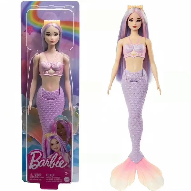 [จัดส่ง 48 ชั่วโมง] Barbie Barbie Fashionista Mermaid Doll Play House Girl ของเล่นเด็กของขวัญวันเกิด