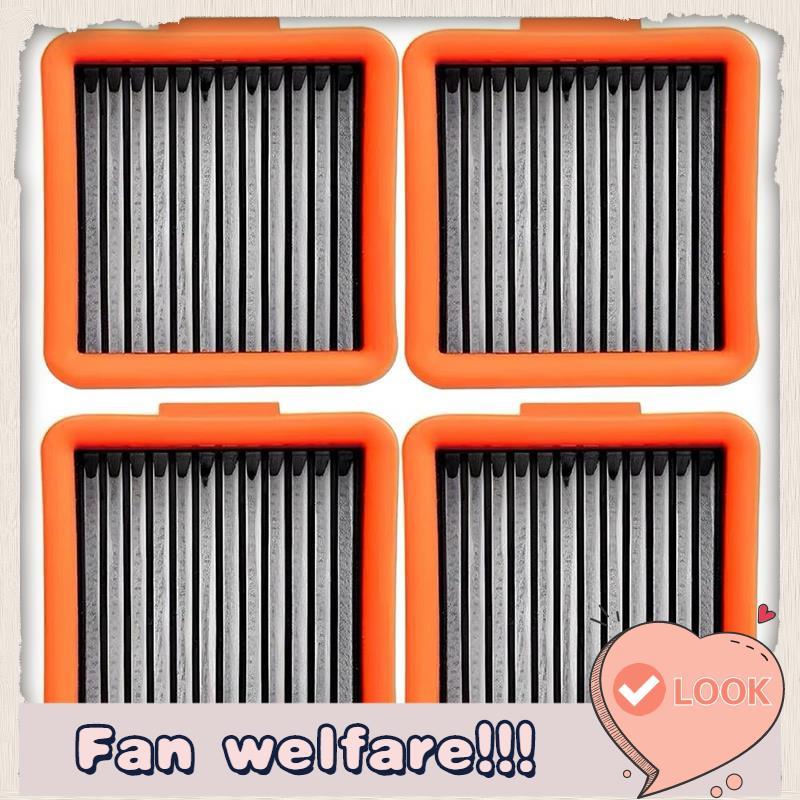 เปลี่ยนตัวกรอง 4 ชิ้นสําหรับ D100 D100 Pro D5 D5pro D100 Plus A60 V8 เครื่องดูดฝุ่น