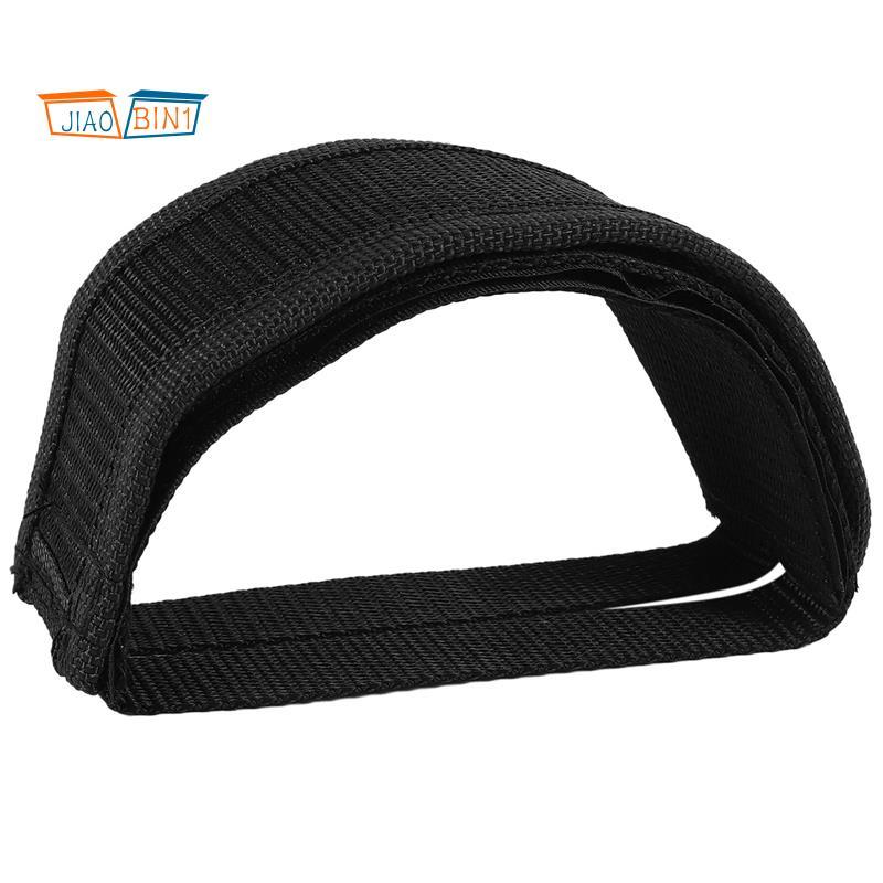 Fixed Gear Fixie BMX สายรัดกาวสีดำแบบไม่ลื่นสำหรับเหยียบคลิป