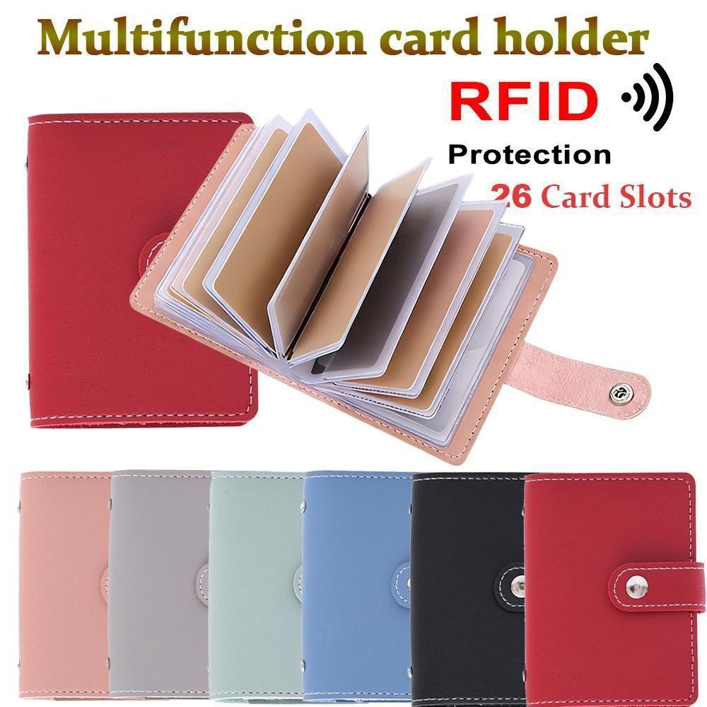 【⚡เวลาจำกัดราคาต่ำ】Zelth กระเป๋าสตางค์ กระเป๋าใส่บัตร 26 ช่อง สีแคนดี้ บล็อก RFID สําหรับผู้ชาย ผู้หญิง - รูปที่ 4