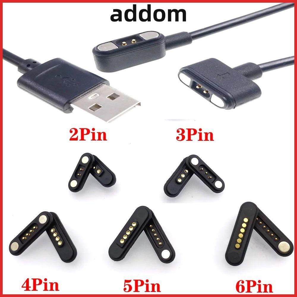 ADDOM Pogopin Magnetic Connector, 2Pin 3Pin 4Pin 5Pin High Current DC แม่เหล็ก Pogo Pin Connector, 2