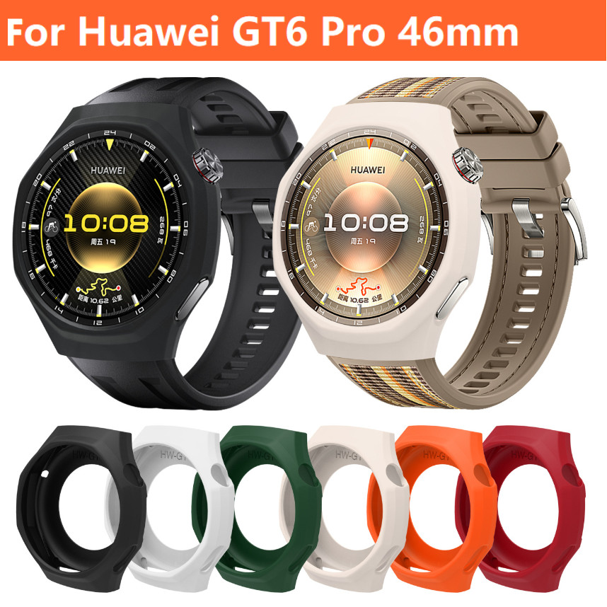 Silicone Watch Frame For Huawei watch gt 6 pro เคส Rubber Huawei GT5 Pro เคส Huawei GT6 pro Case Hua
