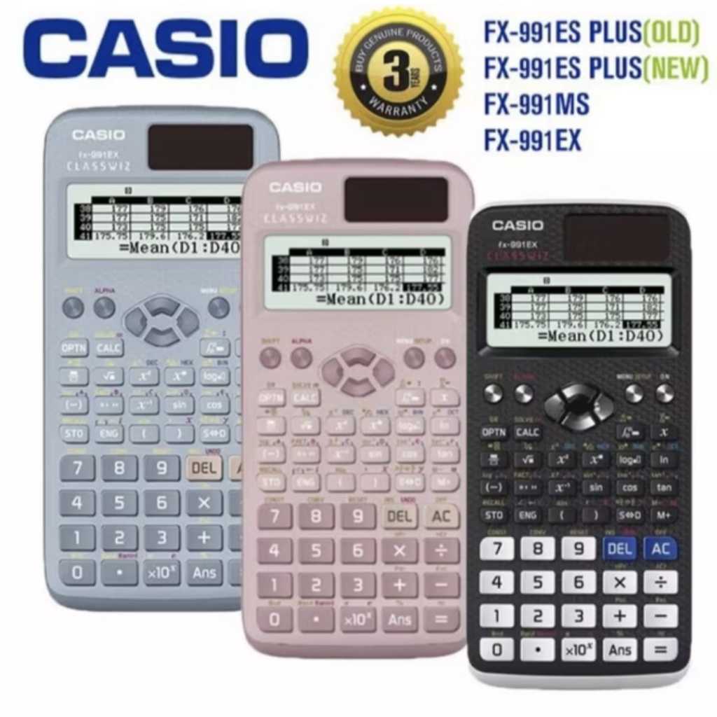 Casio fx-991EX ClassWiz Scientific Calculator with 552 Advanced Functions for School, College & Univ