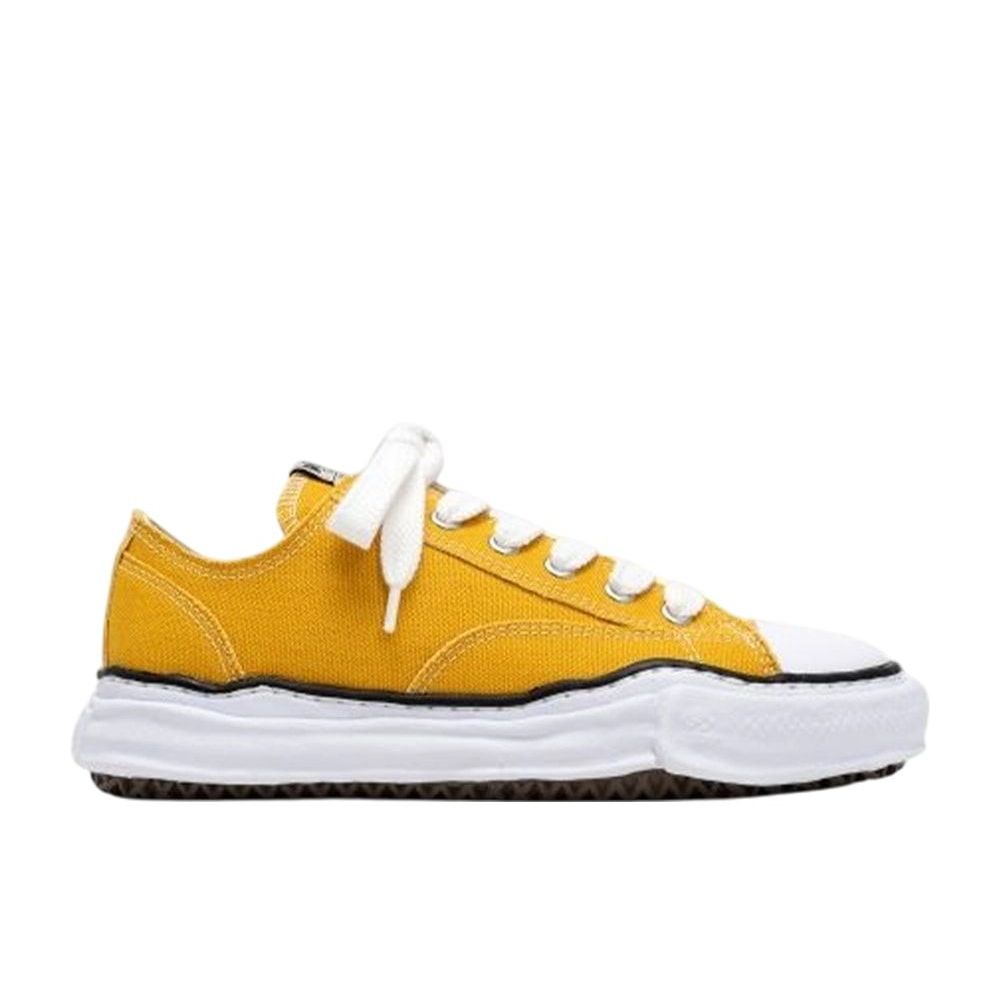 Maison MIHARA YASUHIRO PETERSON OG Sole Canvas Low-top Sneaker Yellow Unused