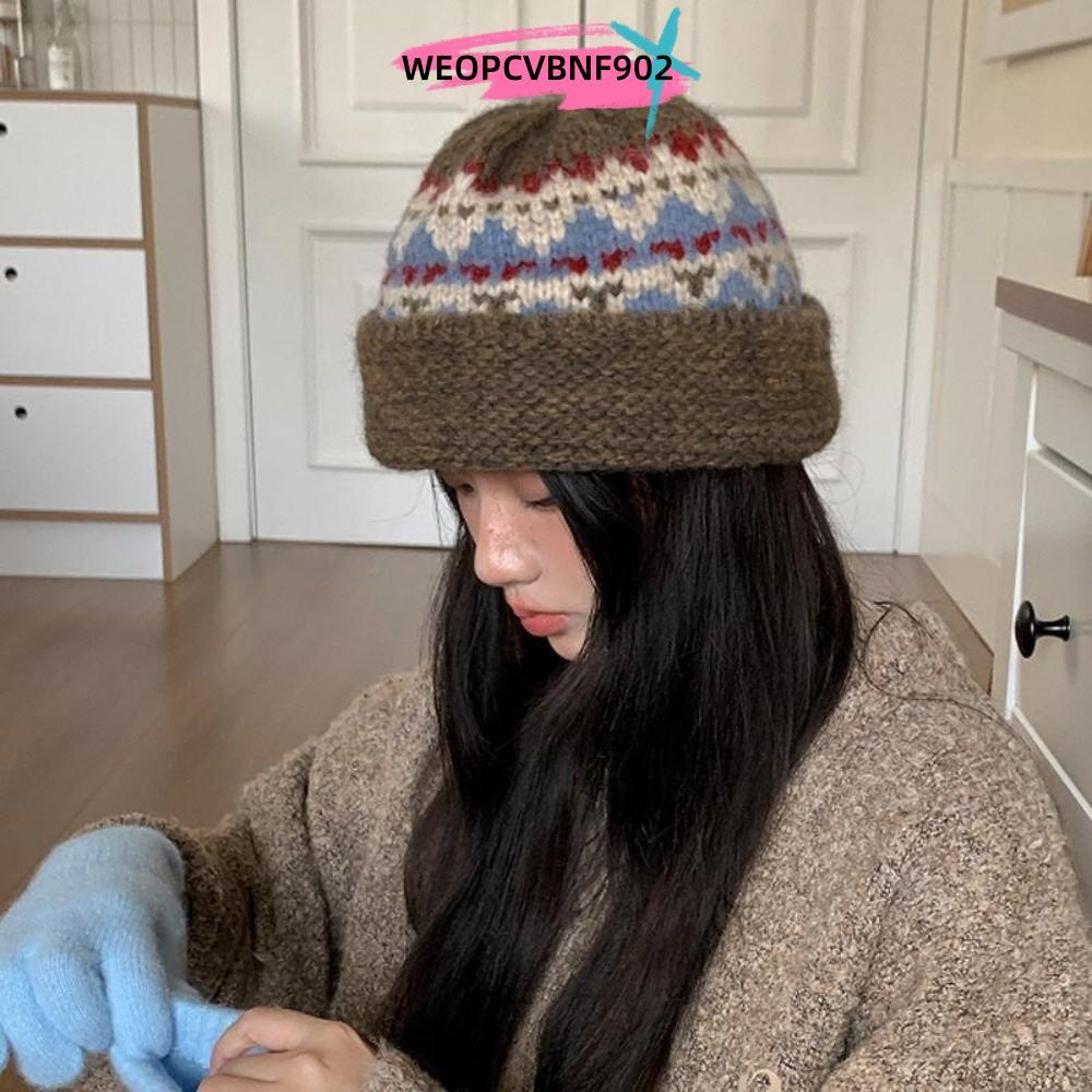 หมวก Bucket Thermal Jacquard สำหรับผู้หญิง