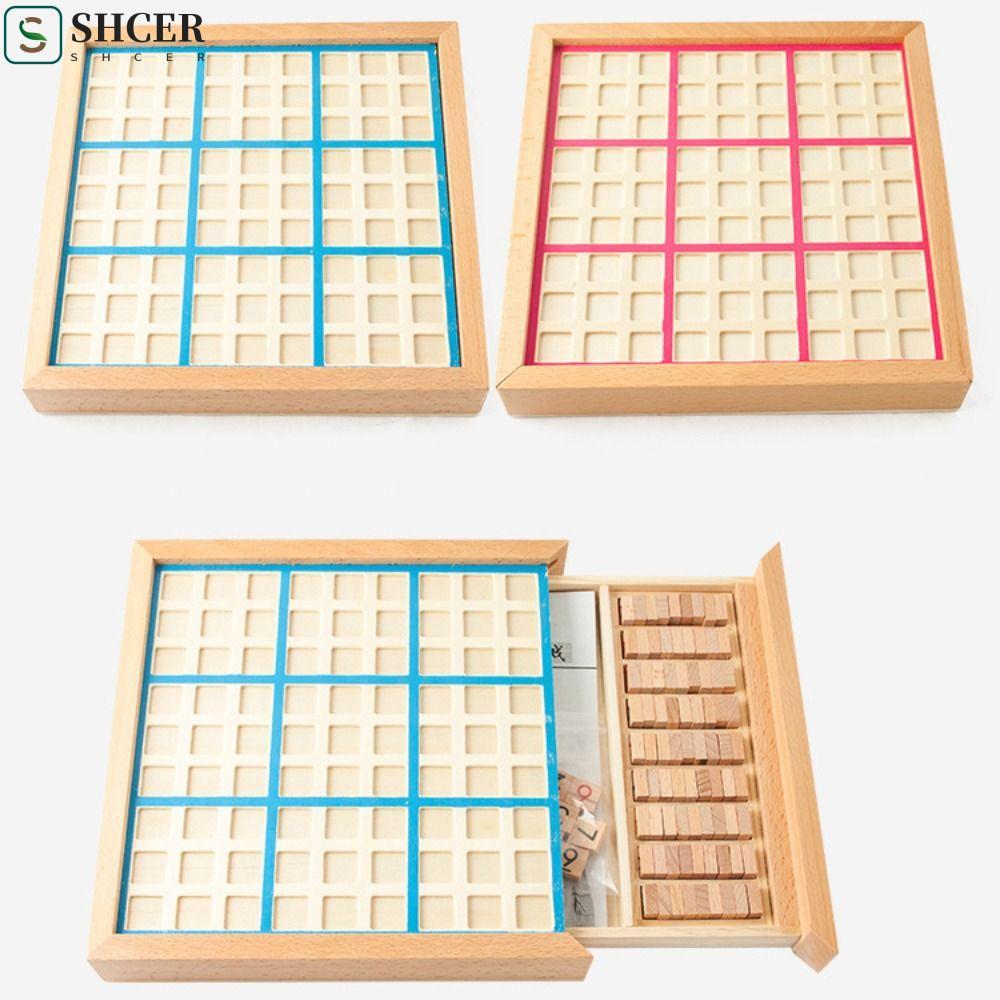 SHCER Sudoku Crosswords ของเล่น, Sudoku การศึกษาหมากรุก Sudoku, ของเล่นปริศนาคณิตศาสตร์ Montessori พ