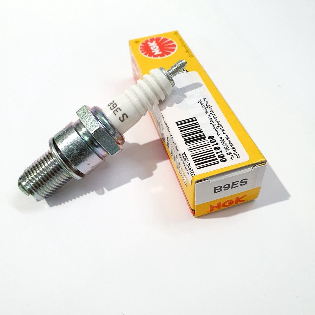 หัวเทียน NGK B9ES STANDARD  KAWASAKI VICTOR SERPICO 2จังหวะ สินค้า NGK-B9ES พร้อมส่ง
