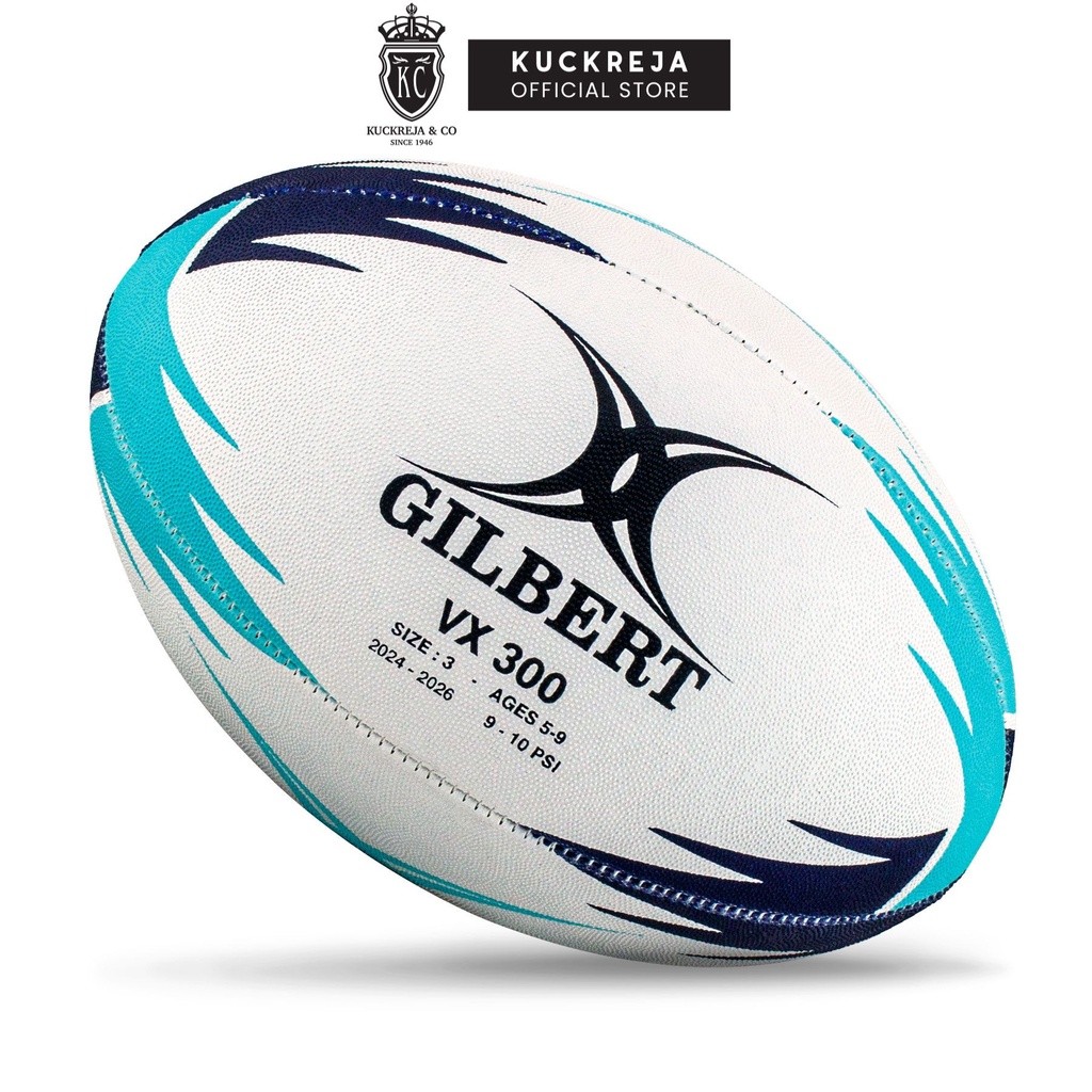 Gilbert VX300 Rugby Ball - Sea (ขนาด 3)