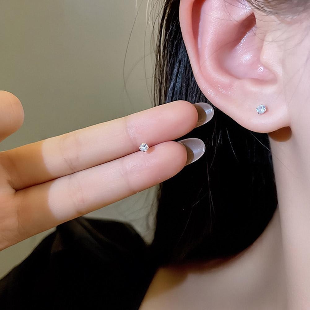 Bling-bling Stud Earing สําหรับผู้หญิงผู้ชายเข็มต่างหู Universal ต่างหู N9m1