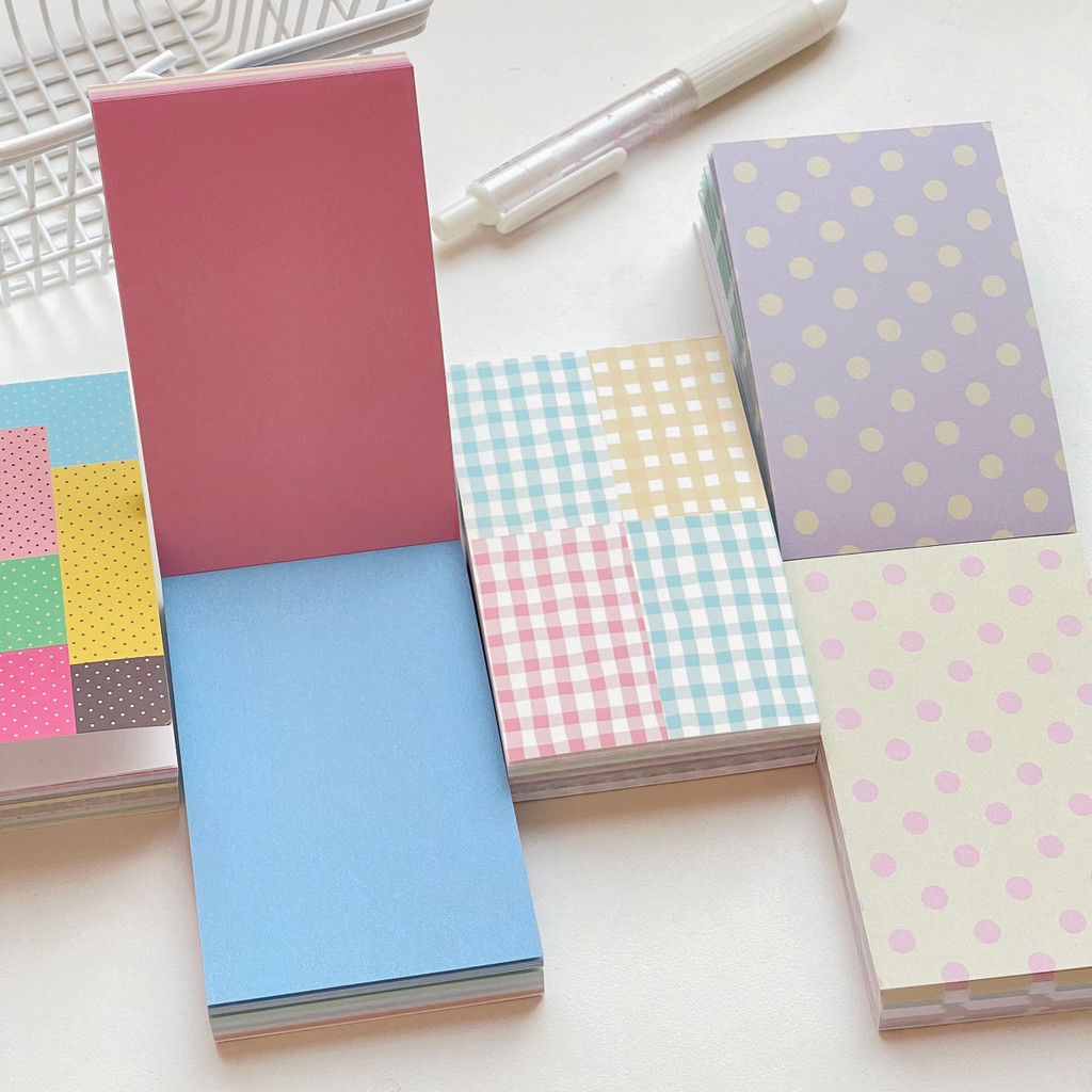 [HARU] Basic Patterns Series M5 Memopad Deco Paper Journaling Scrapbook Journal kit Aesthetic Paper
