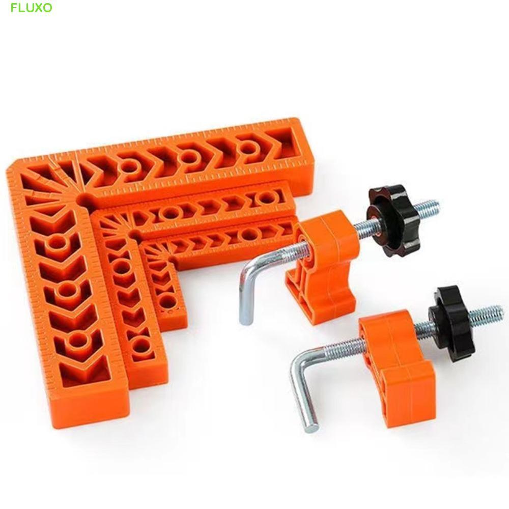 FLUXO ไม้บรรทัดมุมขวา Locator L-Shaped 90 องศาเสริมติดตั้งเครื่องมือวัดล็อคคลิป Sciber เครื่องหมายไม้บรรทัด