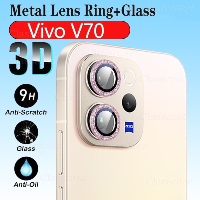 [คลังสินค้าพร้อม]เลนส์กล้องโลหะสําหรับVivo V70 V 70 V70Elite V70Fe V70Lite VivoV70 Elite Lite VivoV7