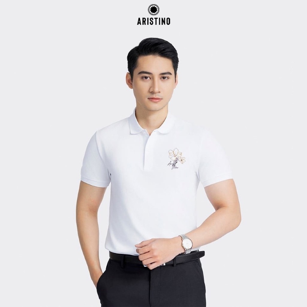 ARISTINO เสื้อโปโลผู้ชายทรงเบา ดีไซน์คอและแขนทอซี่โครงแข็งแรง - APS080AZ