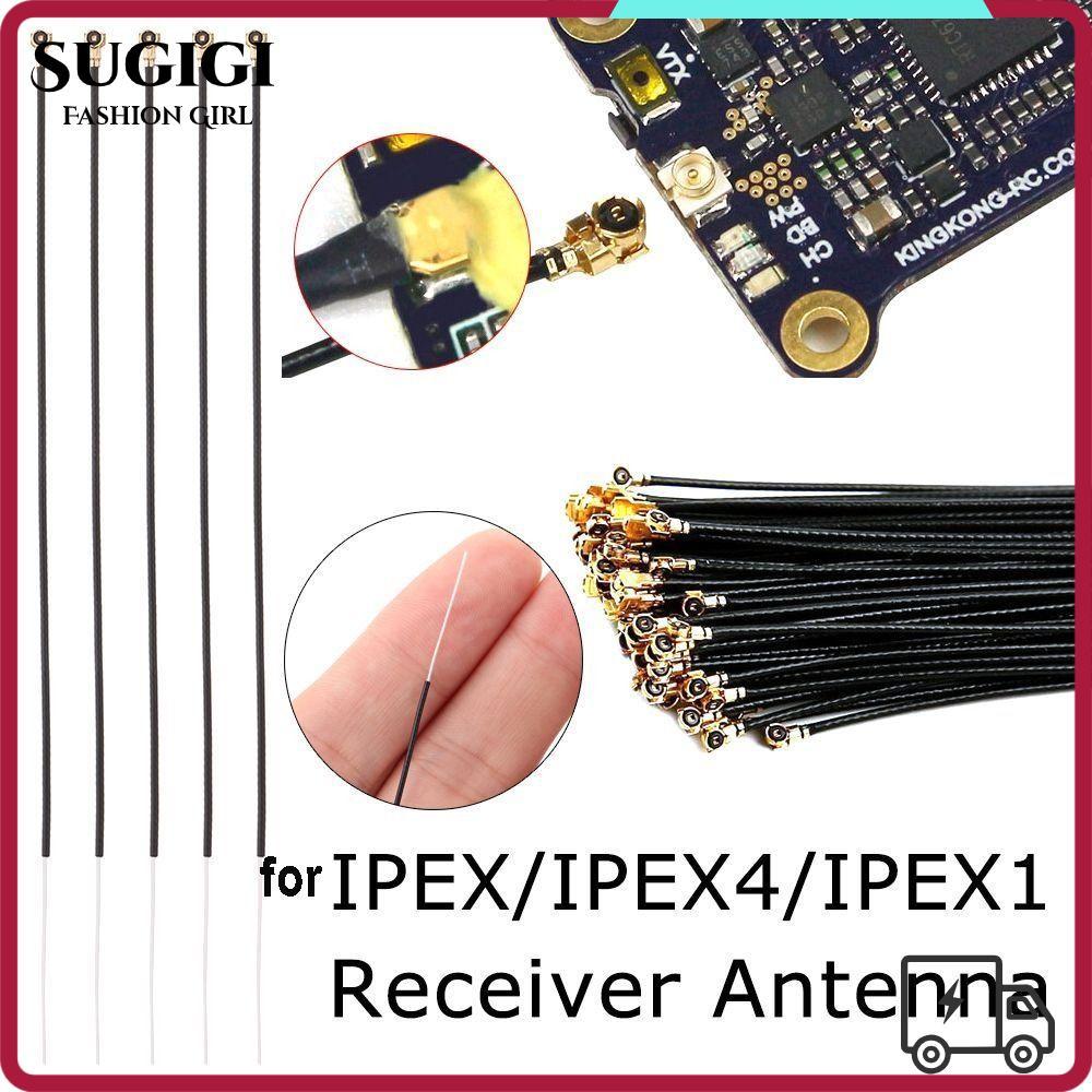 SUGIGI 2/5/10pcs สําหรับ IPEX/IPEX4/IPEX1 ตัวรับสัญญาณเสาอากาศ 10 ซม.XM XM สําหรับ Frsky RC Multirot