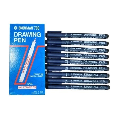 *DP* Snowman Drawing Pen ปากกามาร์กเกอร์อเนกประสงค์ FT-700 (UNIT)