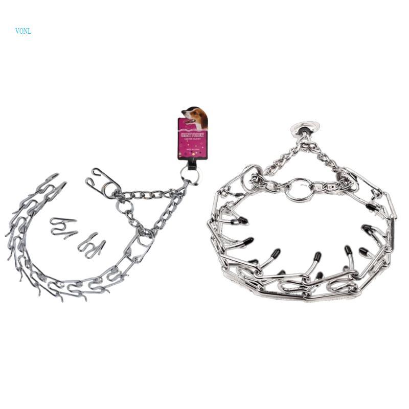 Vonl Prong COLLAR สําหรับสุนัข Herm Sprengers สุนัข Pinch COLLAR สําหรับสุนัขขนาดใหญ่ PRONG สุนัขสํา