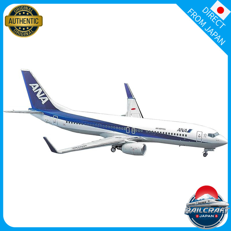 Hasegawa 1/200 ANA B737-800 Triton Blue Plastic Model 37
