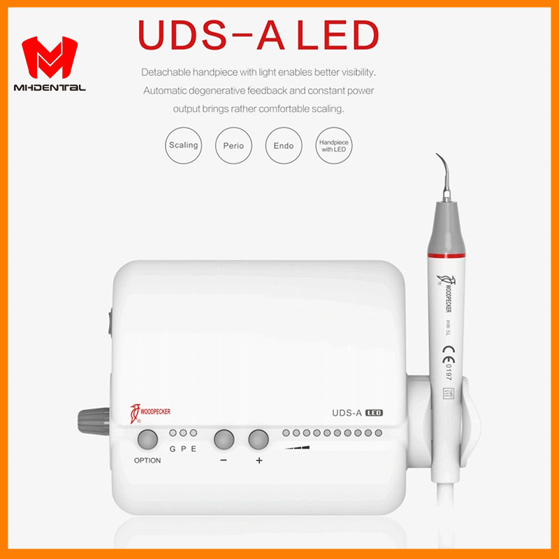 นกหัวขวานทันตกรรม Ultrasonic Scaler เครื่อง UDS-A LED Ultrasonic Piezo Scaler Handpiece พร้อมไฟ LED