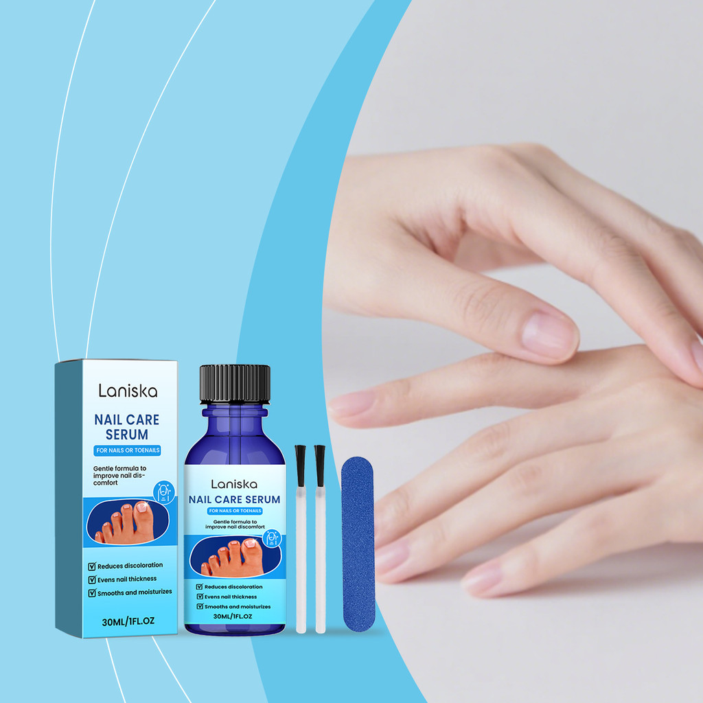 LANISKA Nail Care Hua Liquid Gentle Moisturizing Care ทําความสะอาดเล็บ Surface Care Nail Gloss Daily