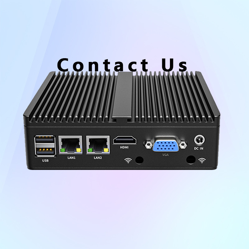 แบรนด์ใหม่ 100% ราคาถูก Win 10 11 Server ฝัง Linux Router 2 Dual Lan X86 Celeron N2840 J1900 อุตสาหก