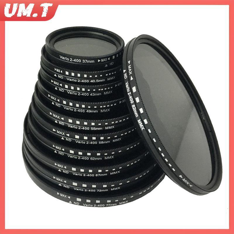 UM.T Fader Variable ND Filter ปรับได้ ND2 ถึง ND400 Neutral Density 40.5 43 46 49 52 55 58 62 67 72 