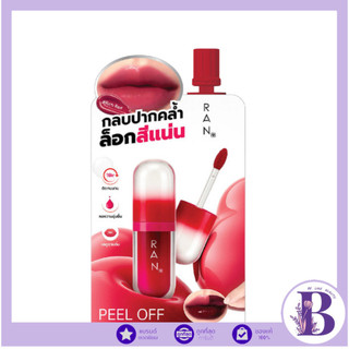 🔥แท้/ดีลสุดคุ้ม/ไลฟ์ทุกวัน🔥(1ซอง) RAN PEEL OFF LIP TATTOO #ลิปแทททู