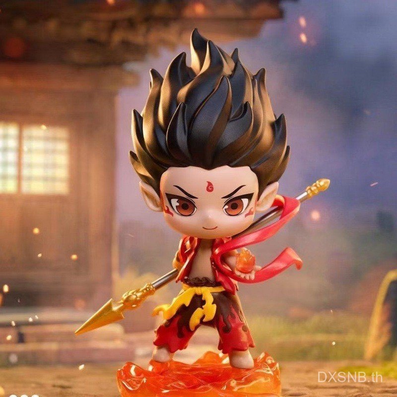Pqpmart Series Haohai Nezha Childrens Special Demon Code Natural Bond Zha Box Figure Jewelry Blind N