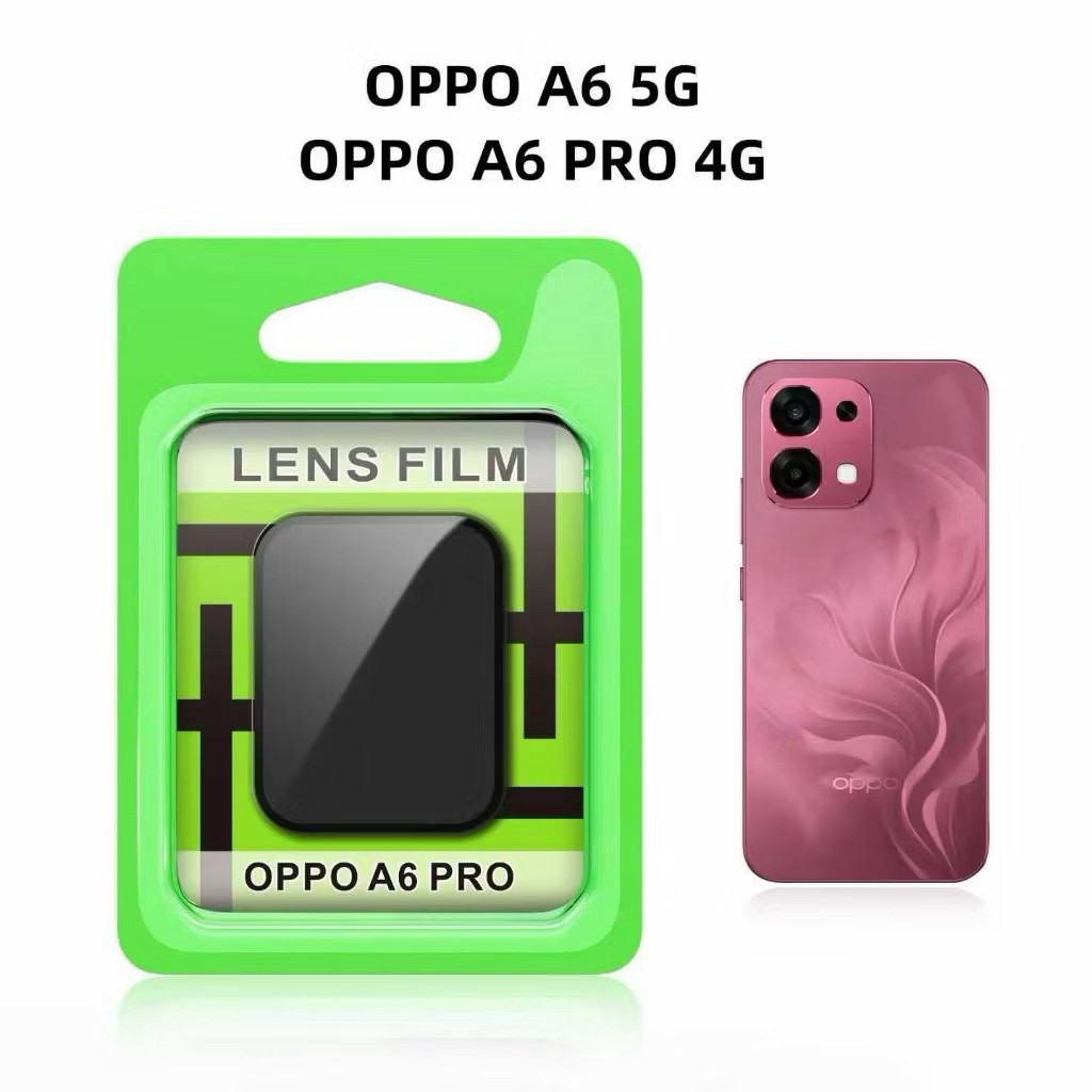 ส่งจากไทย ฟิล์มเลนส์กล้องวงแหวน For OPPO A6Pro A6X A6 A6T ป้องกันรอยเลนส์กล้อง ฝาครอบกระจกกล้อง
