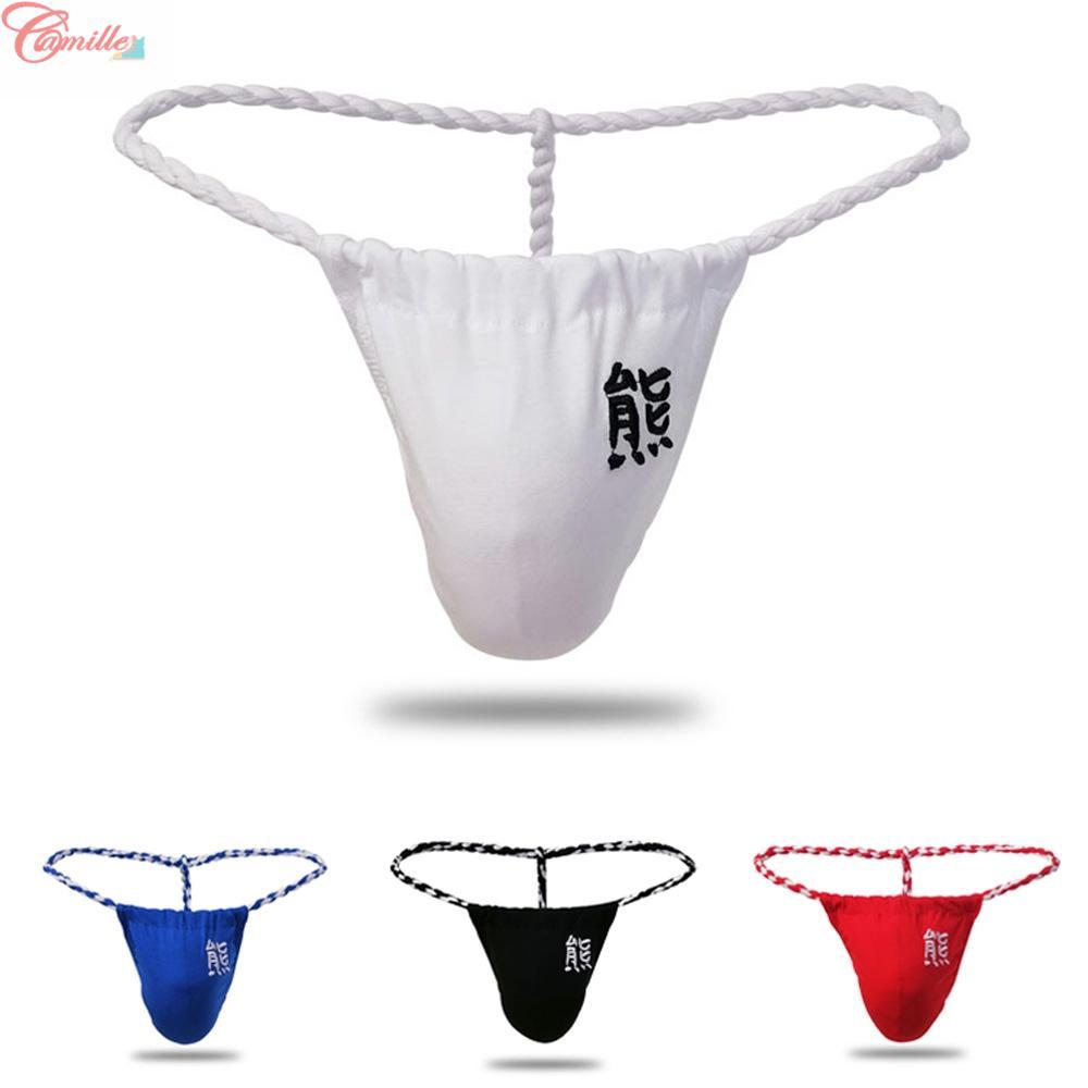 ชุดบิกินี่ชายแบบสายเดี่ยวหลังตัว T สไตล์ G String ขนาด M – 2XL ทำจากกระดาษเชือกทอง ราคา ถูกที่สุด ดีลบีเคเค แกลเลอรีภาพที่ 5