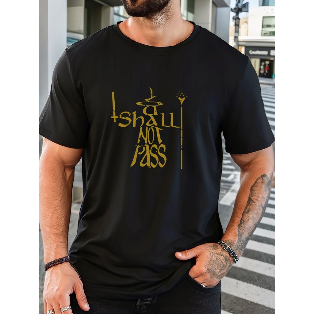 แฟชั่นSp5der worldwide 555555 TEE Printed Casual Short Sleeve T-Shirt