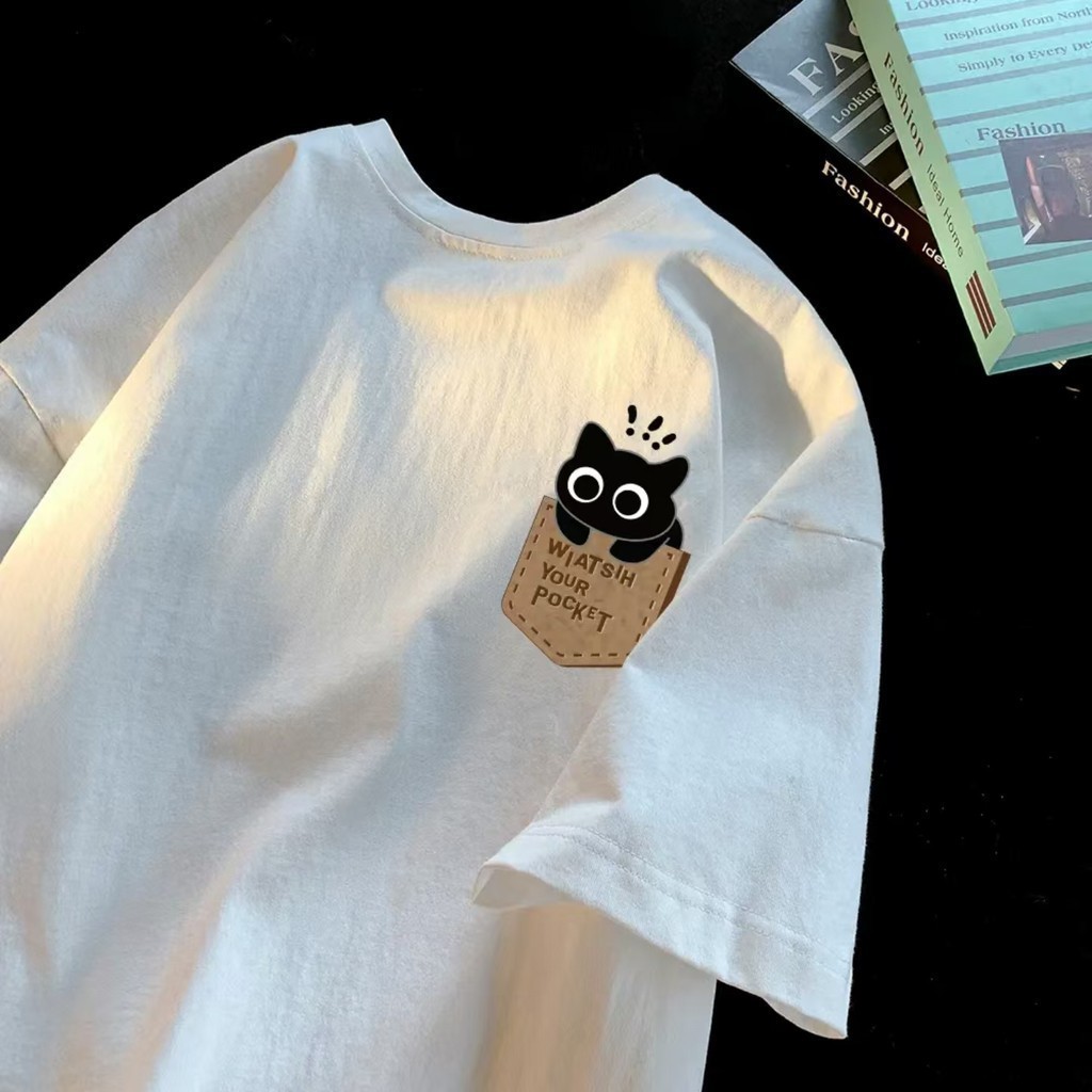 YOUNG T🔥🔥M~3XL เสื้อยืดคอกลม แขนห้าส่วน เข้ากับทุกการแต่งกาย แฟชั่นฤดูร้อน สไตล์สตรีท สําหรับผู้ชาย