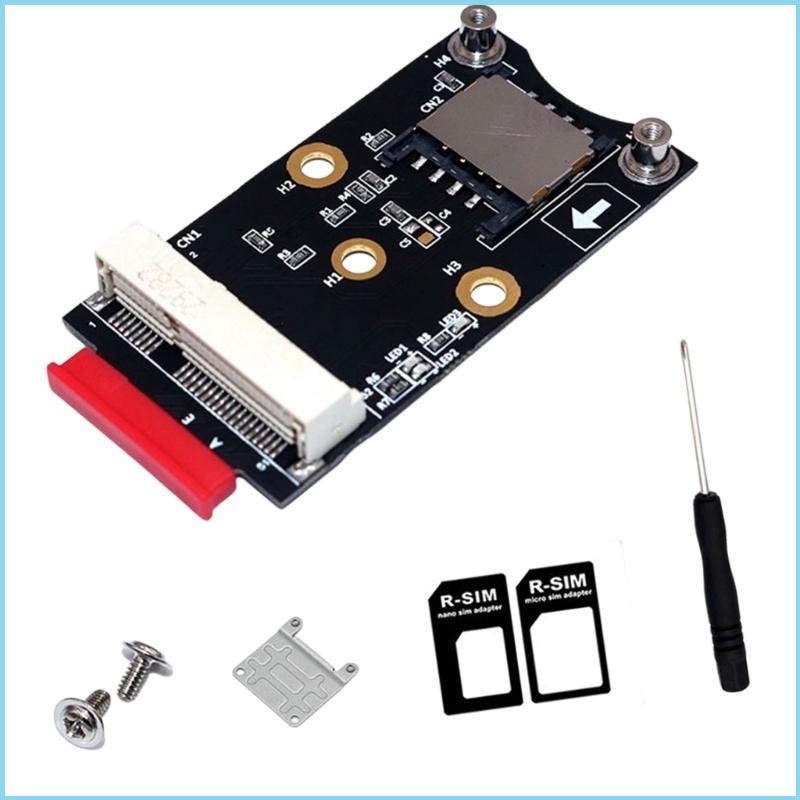 EZR M 2 Key A + E สล็อตอะแดปเตอร์โมดูลสําหรับ Mini PCIe Wifi 4G โมดูลสําหรับ Win 10 8 7 2000 ระบบ