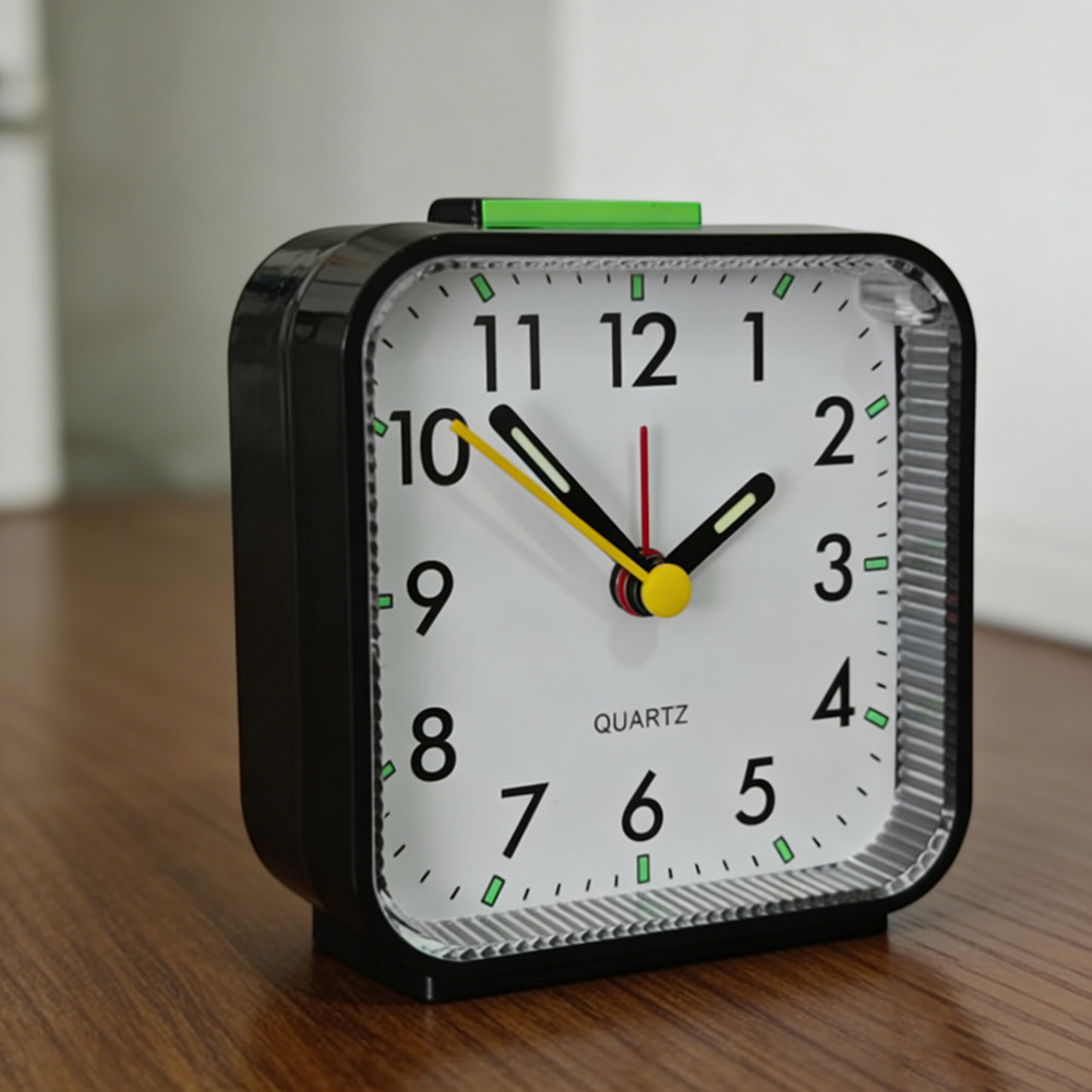 Snooze Buzzer ข้างเตียงนาฬิกาชุดง่ายสําหรับผู้หญิงผู้ชาย