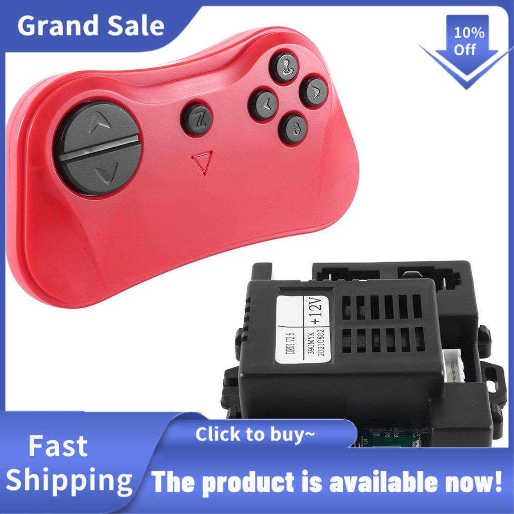 DR01 V2.6 390MYK 12V 2.4G รีโมทคอนโทรลบลูทูธและตัวรับสัญญาณสําหรับเด็กชิ้นส่วนรถยนต์ไฟฟ้า