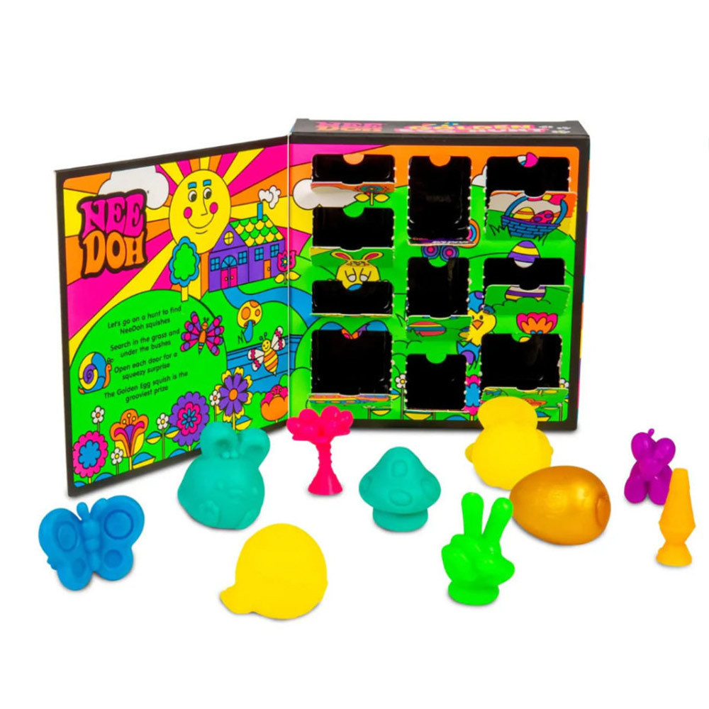 NeeDoh Golden Egg Hunt - Sensory Squeeze Toy Squishy Toy Set Easter Gift