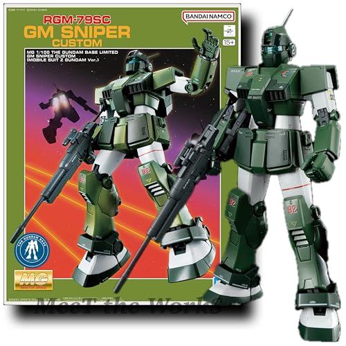 1/100 Base Limited GM Sniper Custom (Mobile Suit Z Version) Pre-painted Plastic Model Mobile Suit Z
