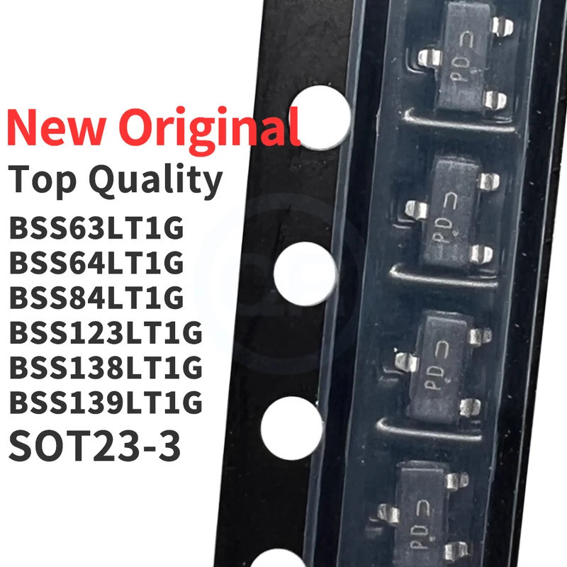 5pcs BSS63LT1G BSS64LT1G BSS84LT1G BSS123LT1G BSS138LT1G BSS139LT1G SOT23-3 BM AM PD SA J2 ชิปใหม่ i