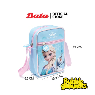 Bata บาจา กระเป๋าสะพายข้าง แฟชั่น ลายเจ้าหญิงโฟรเซ่น สำหรับเด็กผู้หญิง รุ่น FROZENS26-4 สีฟ้า 9269012