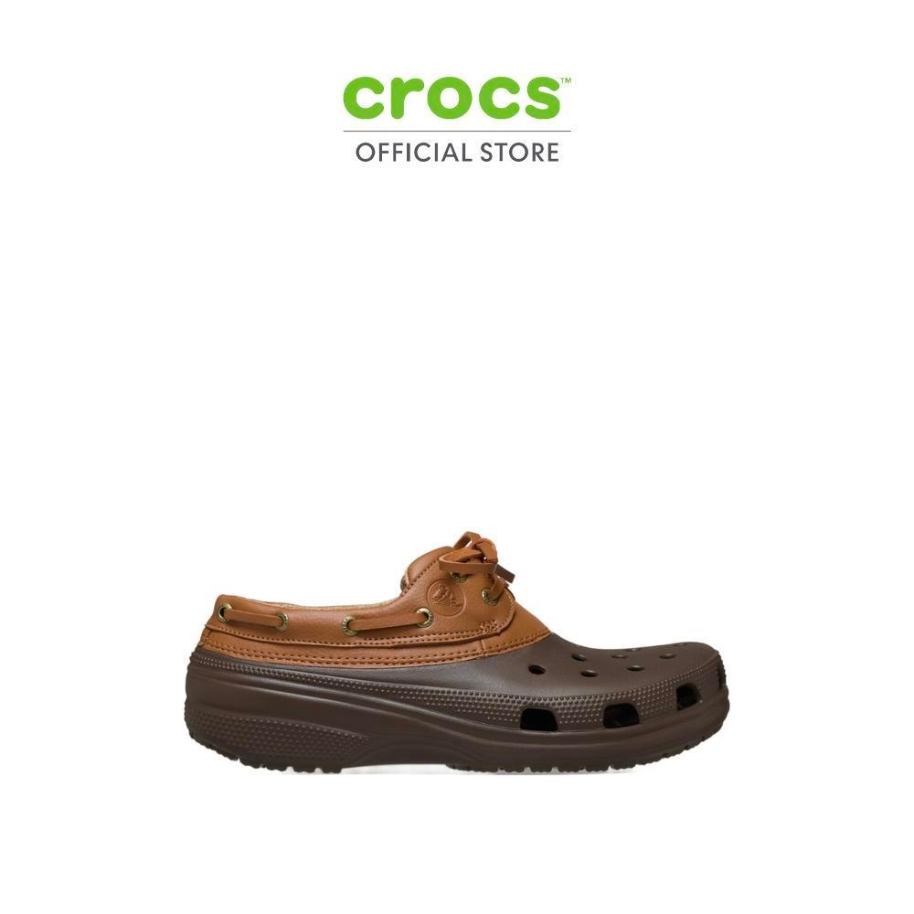 CROCS รองเท้าลำลองผู้ใหญ่ CLASSIC ISLANDER รุ่น 212022-2LE - COFFEE/COGNAC