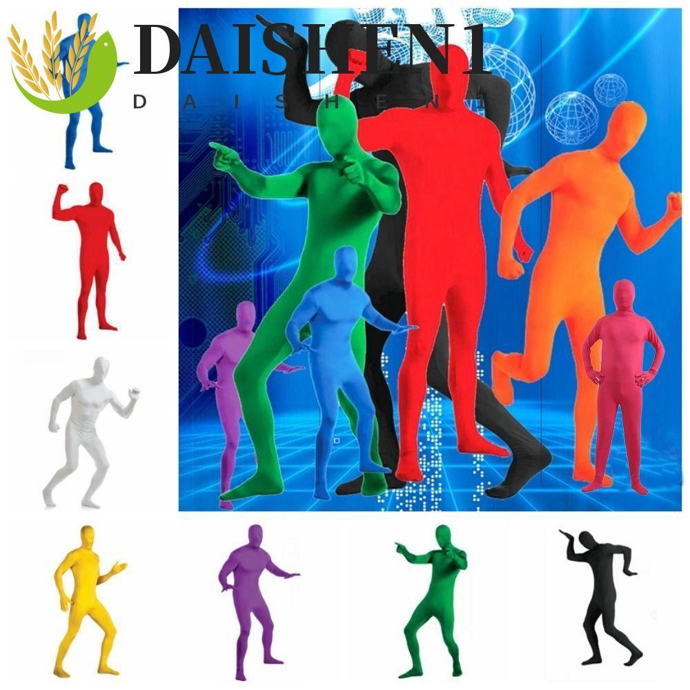 ชุด Bodysuit Zentai Spandex สีหลากหลาย เครื่องแต่งกายสำหรับงานปาร์ตี้