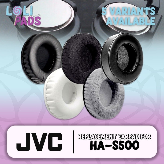 แผ่นรองหูฟัง Earcup JVC HA S500 HAS500 HAS-500 โฟมแผ่นรองหูฟัง