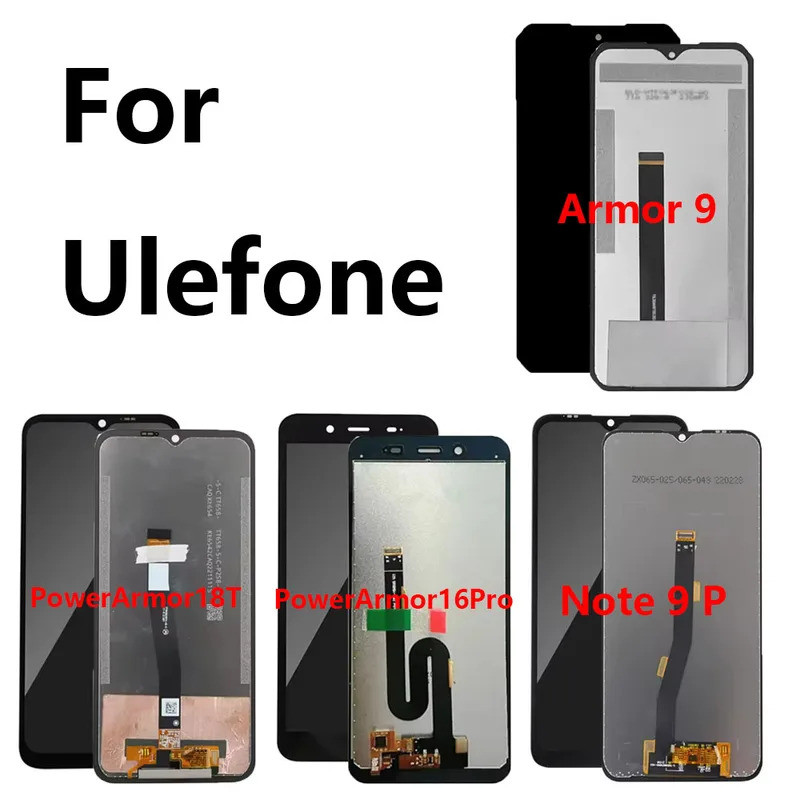 ใหม่หน้าจอ LCD Digitizer สําหรับ Ulefone Armor 9 หมายเหตุ 9P Power Armor 16 Pro Power Armor 18T Powe
