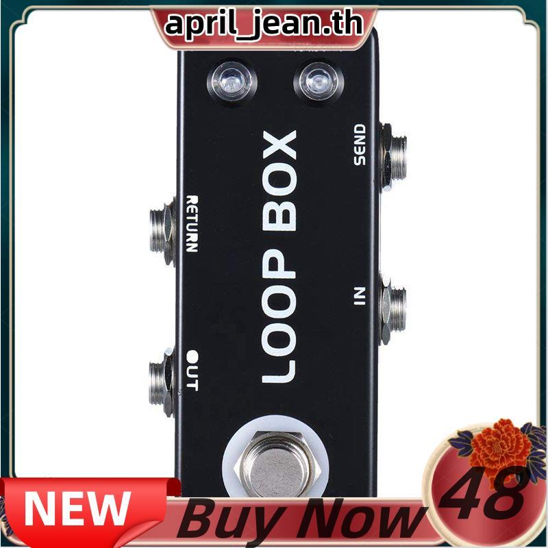 Mini Guitar Effect Pedal Loop Box Switcher Channel Selection True Bypass