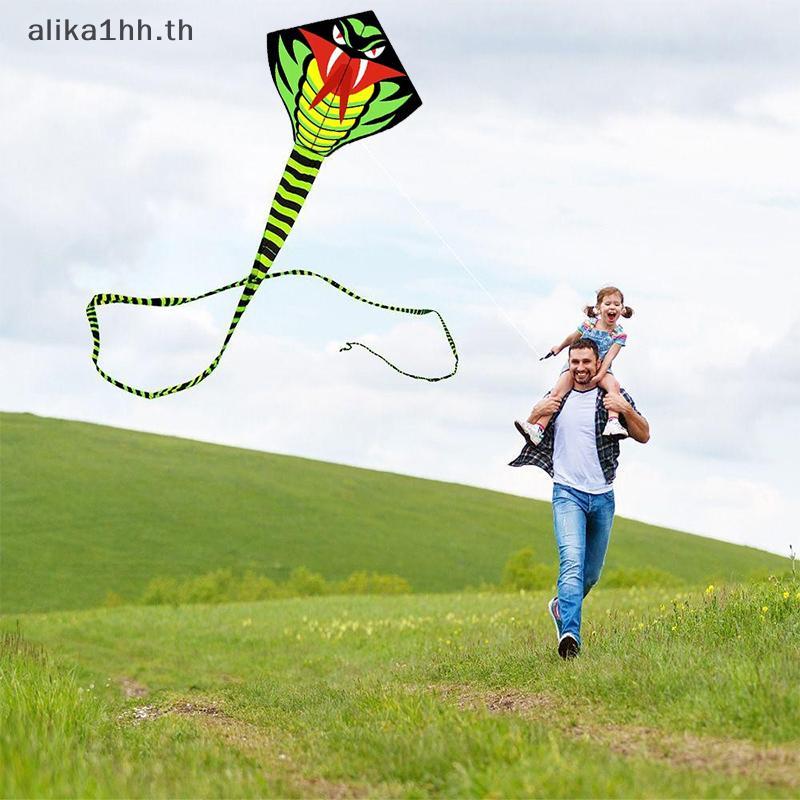 ALIKA 2025 ปีใหม่งูงูสีเขียวงู Kite Breeze Easy To Fly เด็กการ์ตูนมือถือผู้ใหญ่ว่าวขนาดใหญ่,