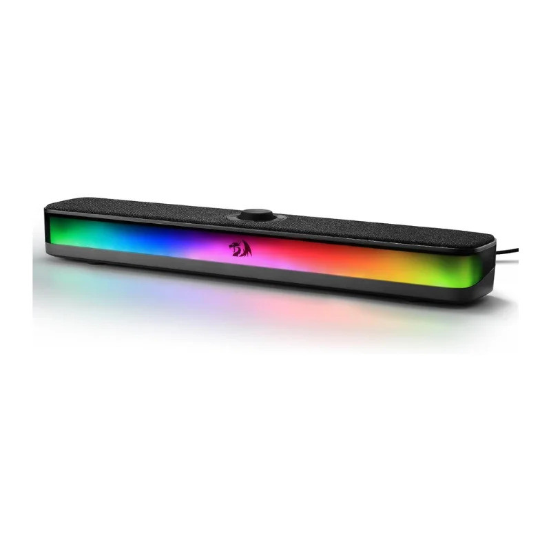 Redragon GS515 RGB Desktop Soundbar 2.0 Channel ลําโพงคอมพิวเตอร์สเตอริโอสําหรับเดสก์ท็อปบลูทูธ 5.3,
