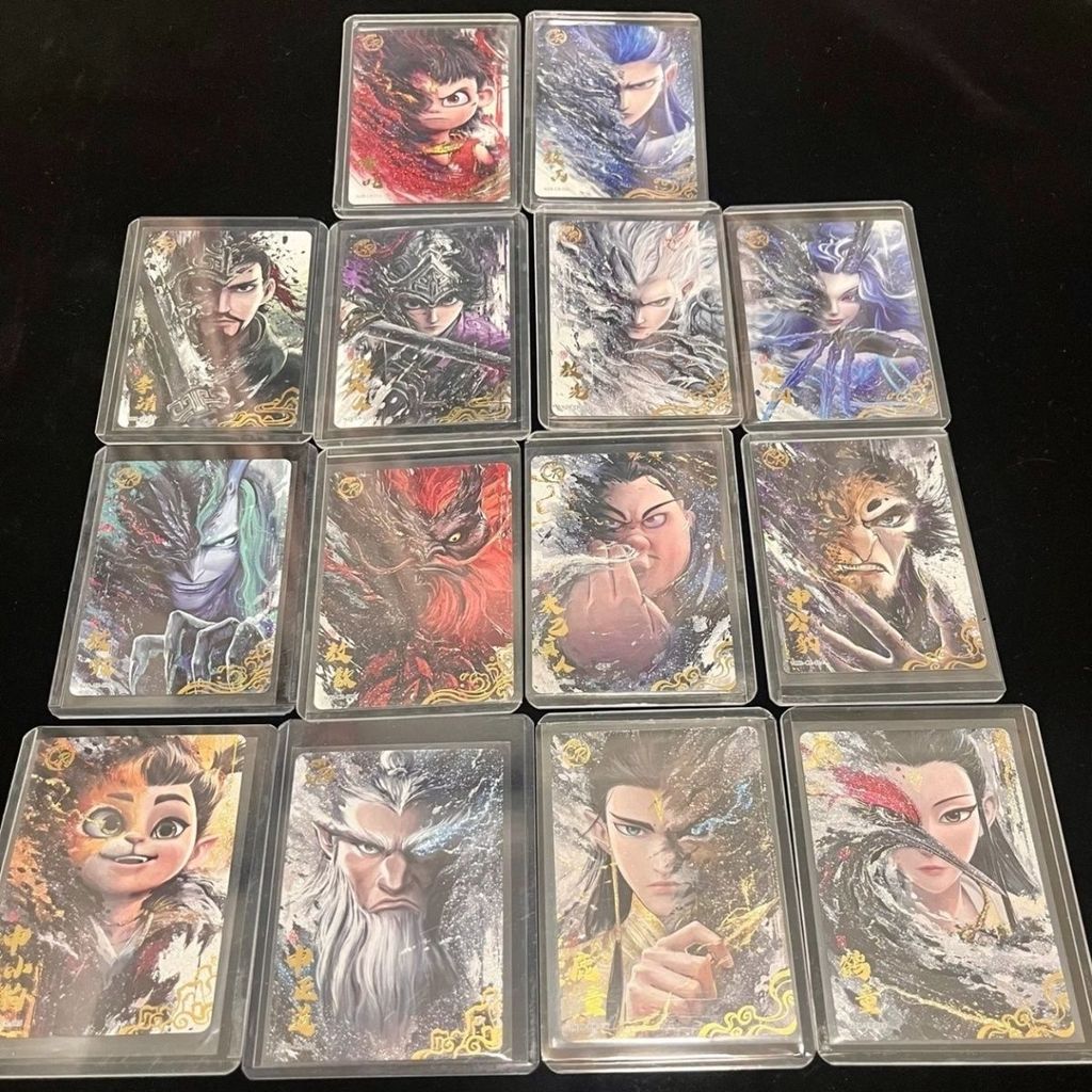 Nezha Lingyan Bag Second Bullet CR ครบชุดการ์ดแท้ Sanctuary Magic Boy Sea Card Nezha Ao Bing Ao Run