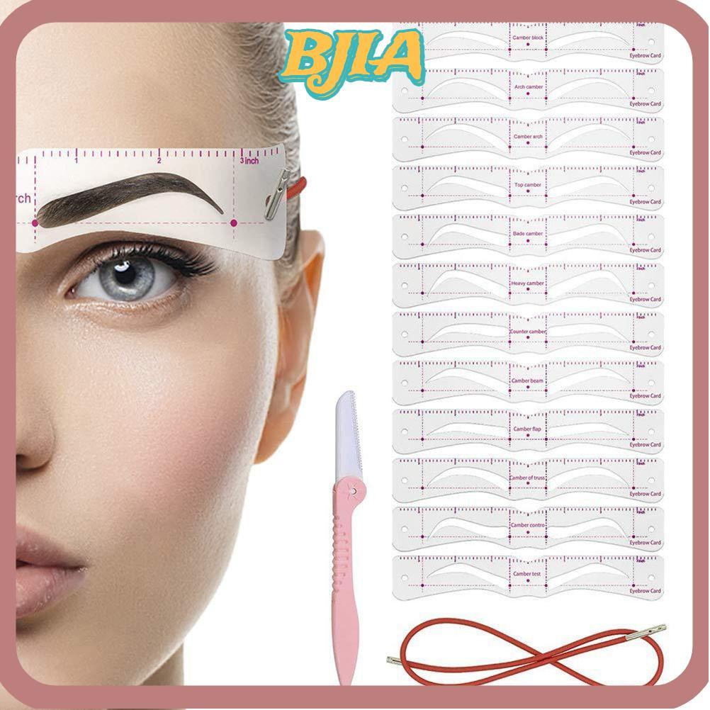 BJA Eyebrow Shaper Kit เครื่องสําอางแฟชั่น Hot Eyebrow Razor