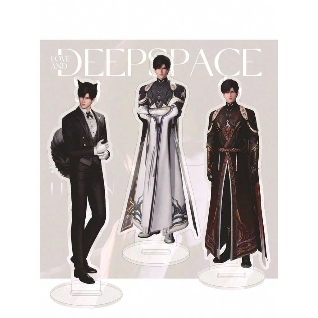 Standee Love and Deep Space mica รุ่นสําหรับการศึกษาตกแต่งโต๊ะตัวอักษร Qin Shilus Le Tham Zayne Ky D