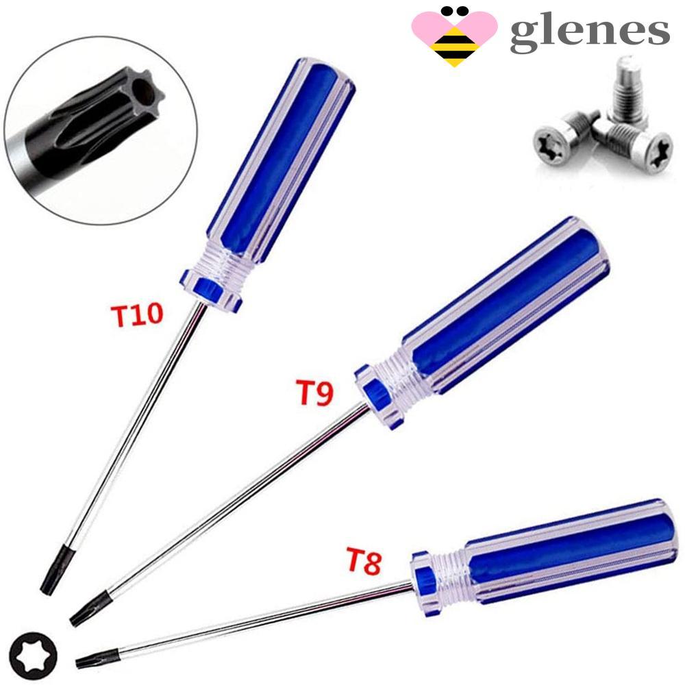 GLENES ไขควง T8 T9 T10 Torx ไขควงความปลอดภัย Precision DIY ซ่อมเครื่องมือ